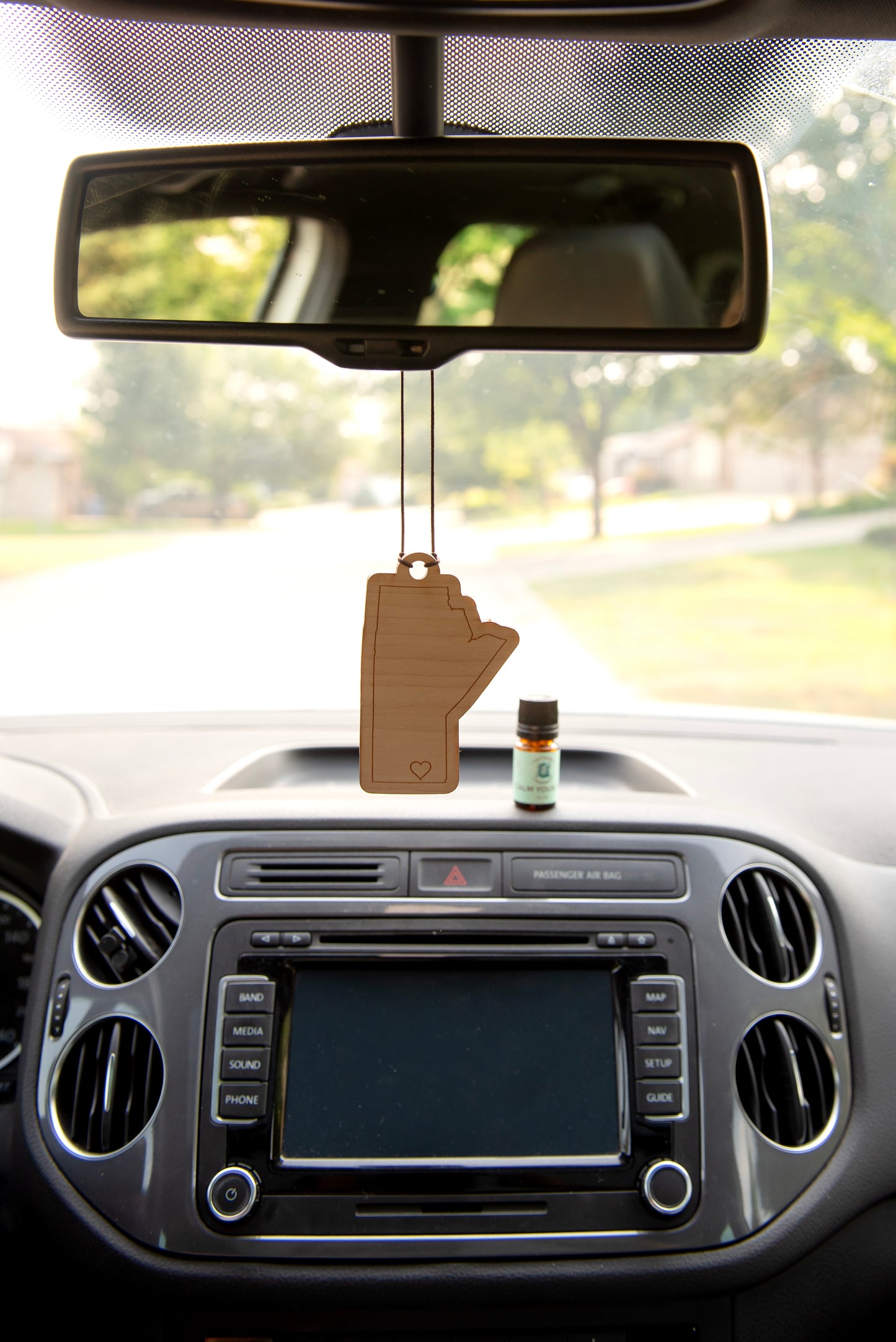 Désodorisant de voiture en bois d'érable