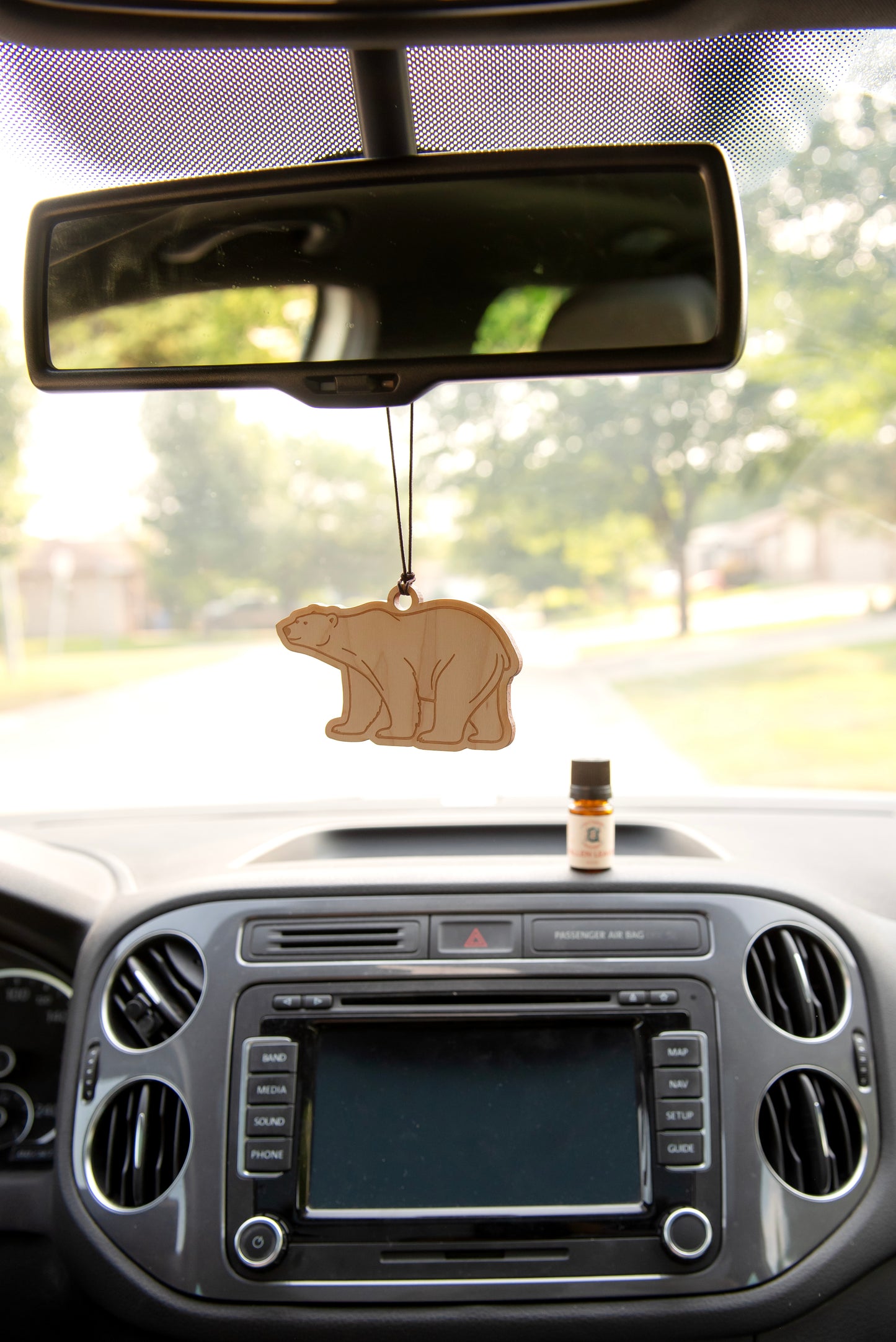 Désodorisant de voiture en bois d'érable